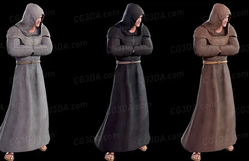 中世纪宗教僧侣-Medieval Monk