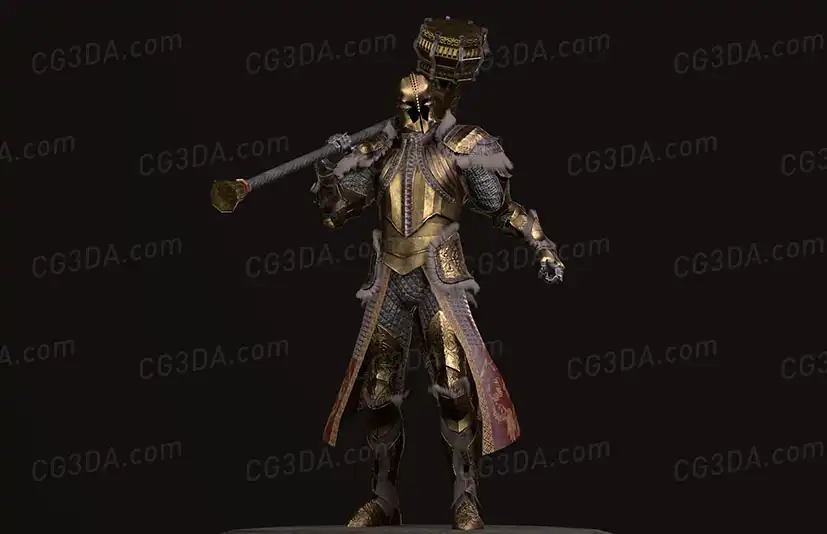 巨锤金色骑士-ESM Lion Knight