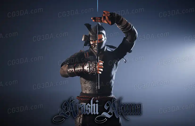 日本忍者战士-Arashi Akuma Character