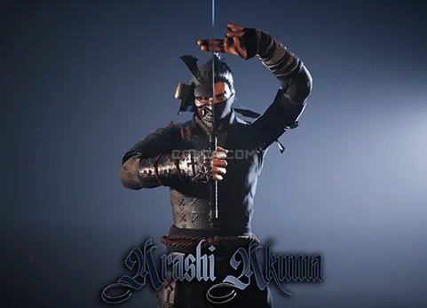 日本忍者战士-Arashi Akuma Character