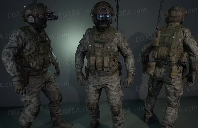 反恐特种部队警察-Character Factory Vol. 1 Special Forces