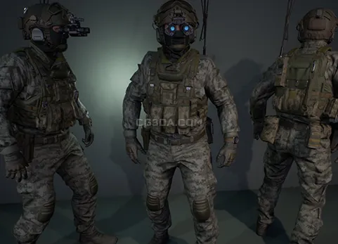 反恐特种部队警察-Character Factory Vol. 1 Special Forces