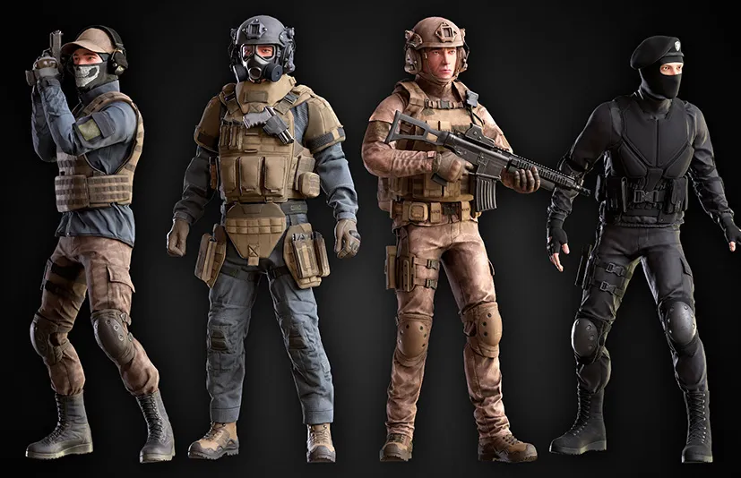 军事士兵 - Military Soldier Mega Bundle