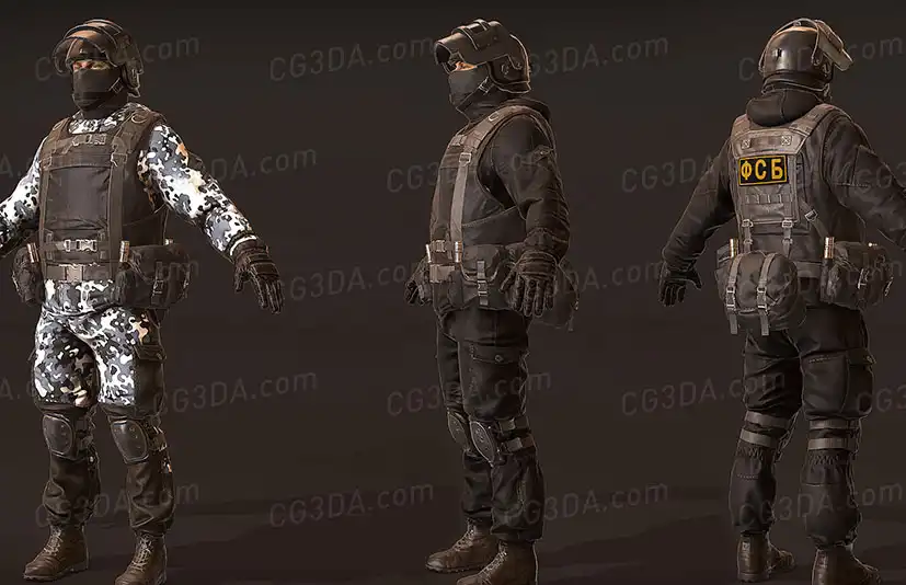 俄罗斯士兵/军事和警察-Russian Soldier, Military and Police, Customizable