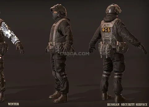 俄罗斯士兵/军事和警察-Russian Soldier, Military and Police, Customizable