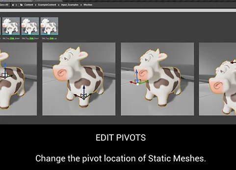 静态网格体的简易轴心工具 - Easy Pivot Tool for Static Meshes