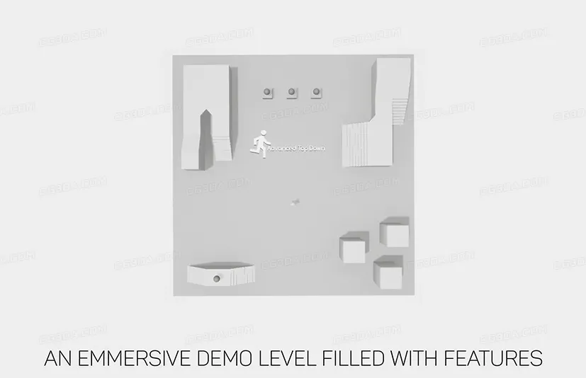 高级模板-Advanced Top Down Template-Remastered template