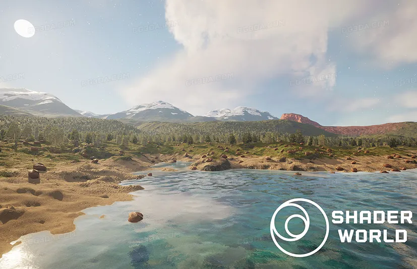 程序化景观生成器-Shader World : procedural landscape, ocean, foliage v3.9.96