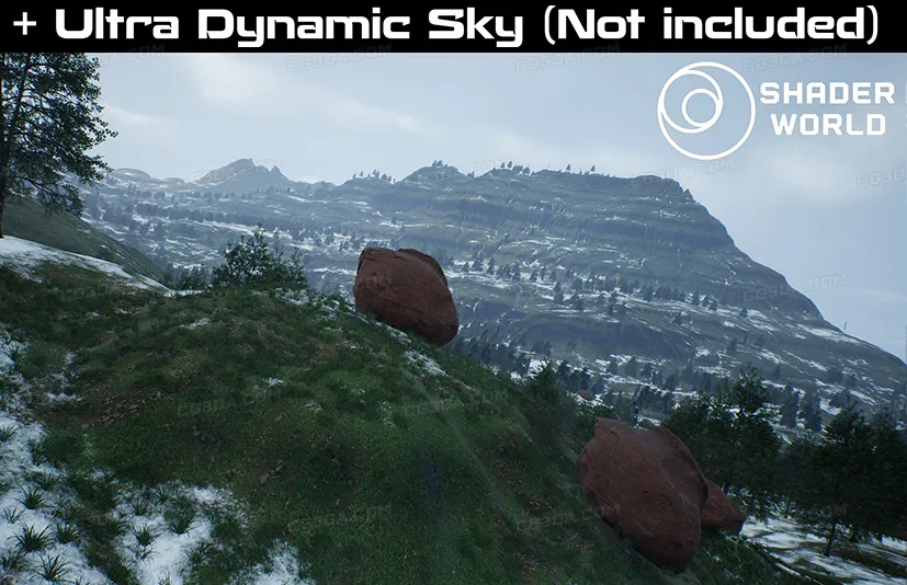 程序化景观生成器-Shader World : procedural landscape, ocean, foliage v3.9.96