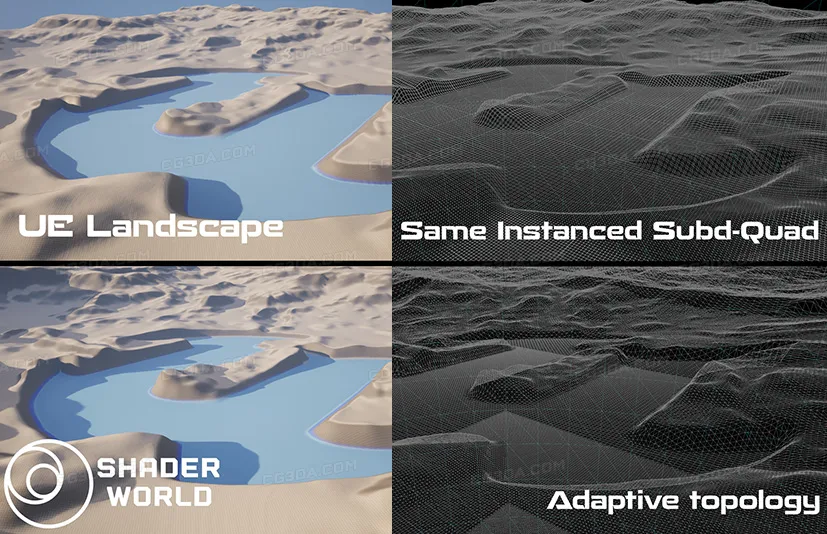 程序化景观生成器-Shader World : procedural landscape, ocean, foliage v3.9.96