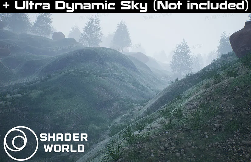 程序化景观生成器-Shader World : procedural landscape, ocean, foliage v3.9.96