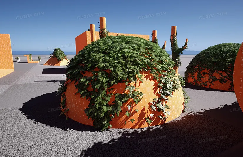 藤蔓插件-Crazy Ivy - Procedural Ivy & Vine Generator Plug-in - Auto Grow Plants In Editor