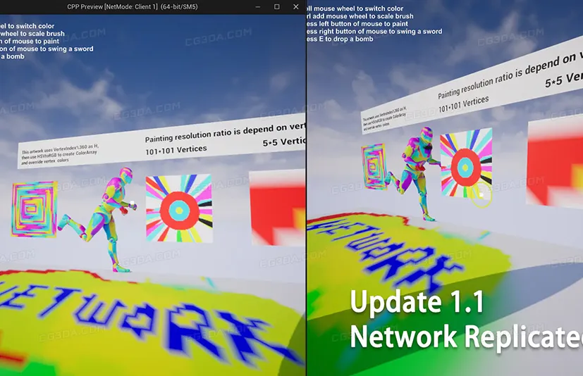 顶点色绘制工具-Runtime Vertex Painter