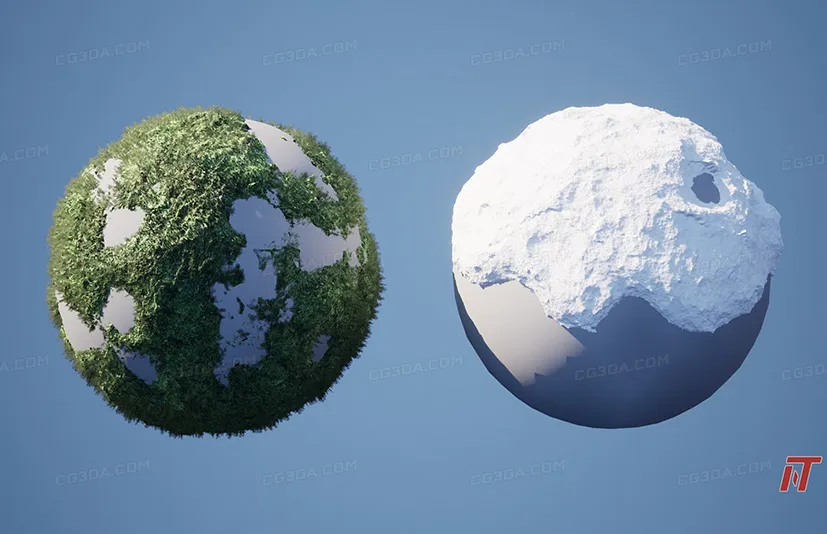 程序化苔藓和雪-Procedural Moss & Snow v1.1.1