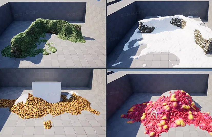 程序化苔藓和雪-Procedural Moss & Snow v1.1.1