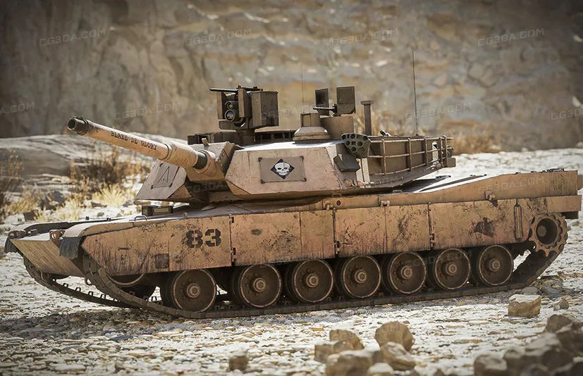 M1A2艾布拉姆斯 - 高级坦克蓝图 - M1A2 Abrams - Advanced Tank Blueprint