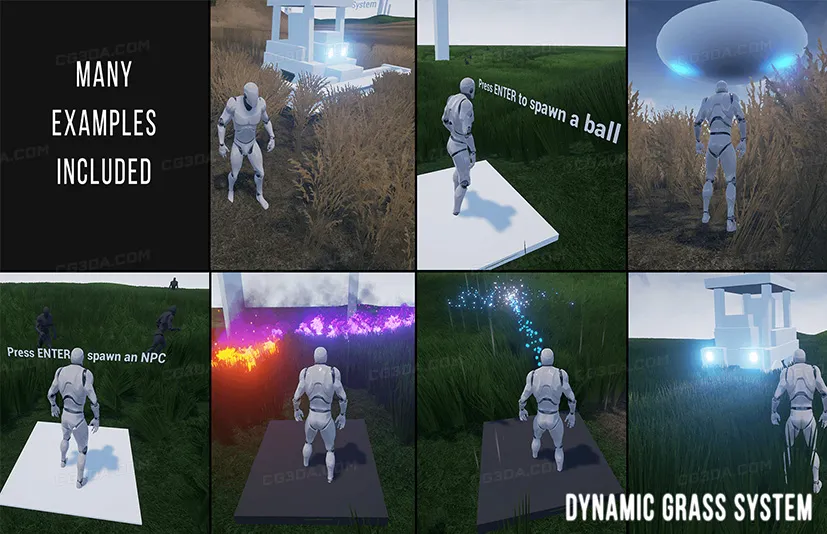 动态草坪系统 - Dynamic Grass System