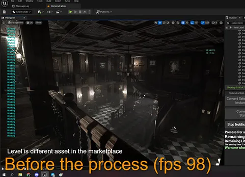 FPS增强器：静态网格优化器 - FPS Booster Static Mesh Optimizer