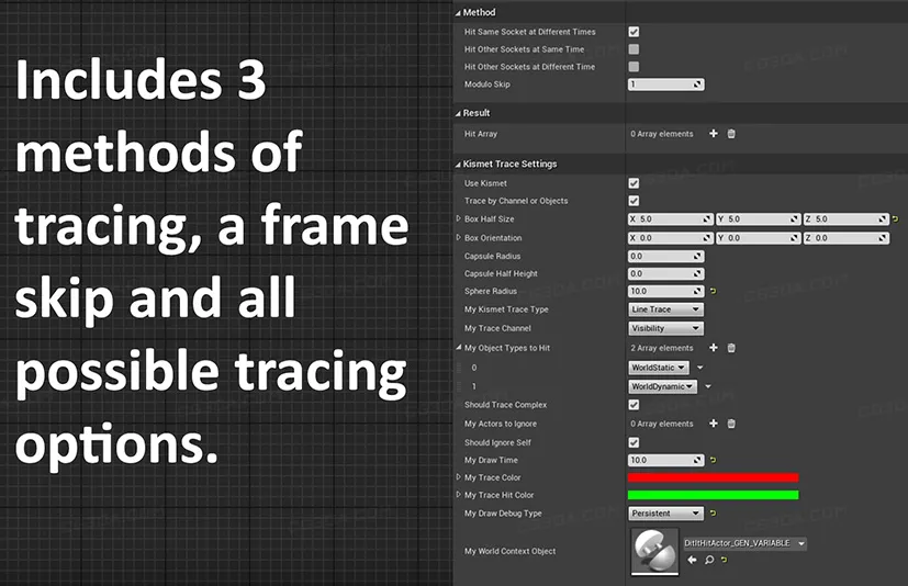 碰撞检测系统插件-Did it hit - Trace Detection Plugin