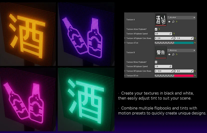 LED 霓虹灯牌和数字显示创建器 - Real LED Sign and Digital Display Creator