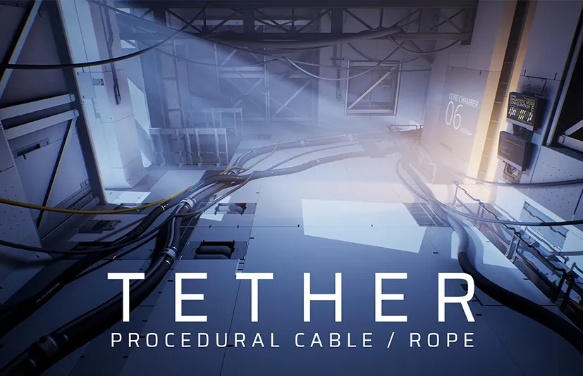 程序电缆/绳索 - Tether - Procedural Cable / Rope