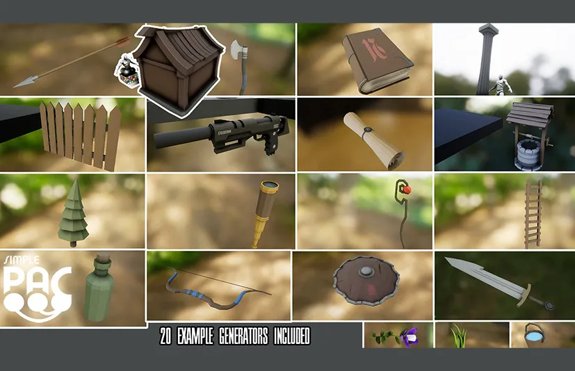 简单的程序资产创建器 - Simple Procedural Asset Creator