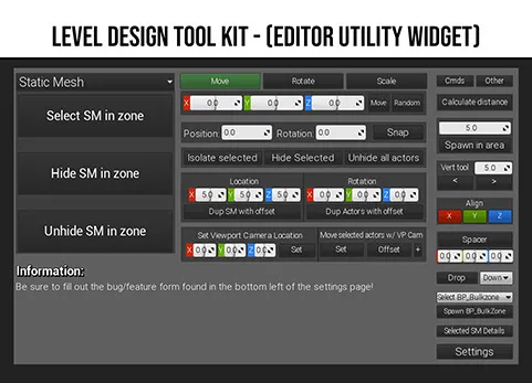 关卡设计工具包 - Level Design Tool Kit