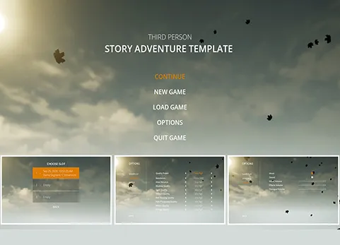 第三人称故事冒险模板 - Third Person Story Adventure Template