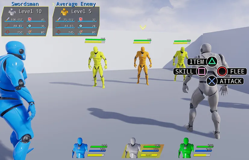 回合制 JRPG 模板 - Turn-Based jRPG Template