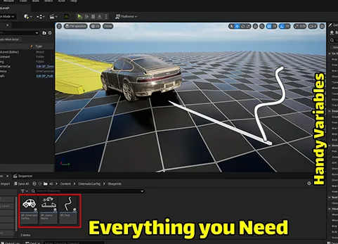 电影汽车装备 - Cinematic Car Rig v2.1