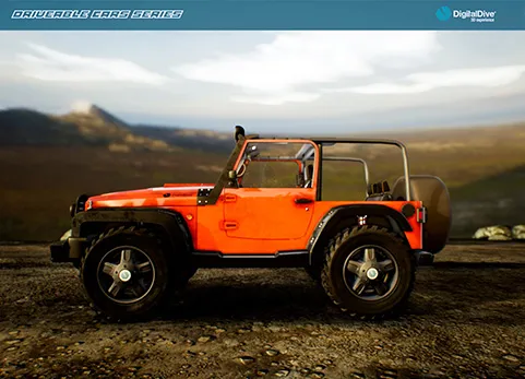 可驾驶 四轮驱动越野汽车 - Drivable Cars: 4x4 Off Road Four Wheel Drive Car