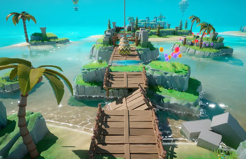 风格化岛屿和挑战游戏系统 - Stylized island and challenge game