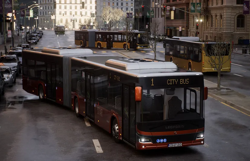可驾驶的定制城市巴士 - City Bus