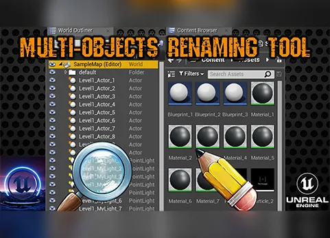 多对象重命名工具 - Multi Objects Renaming Tool