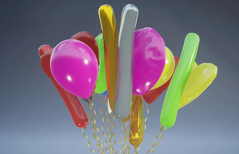 基于物理的气球系统 - Balloons