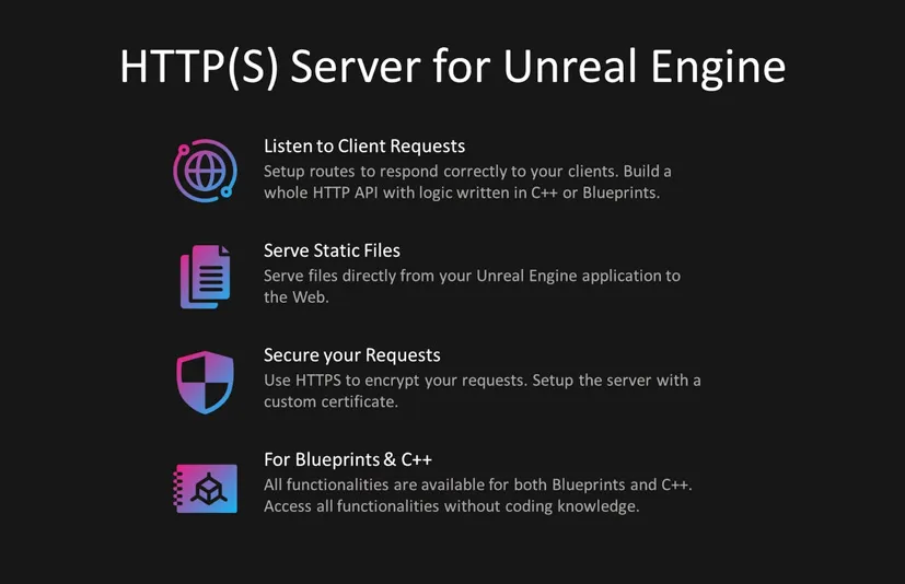 蓝图HTTP网络服务器 - BlueprintHTTP Server - A Web Server for Unreal Engine
