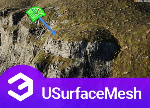 网格表面投射工具 - USurfaceMesh
