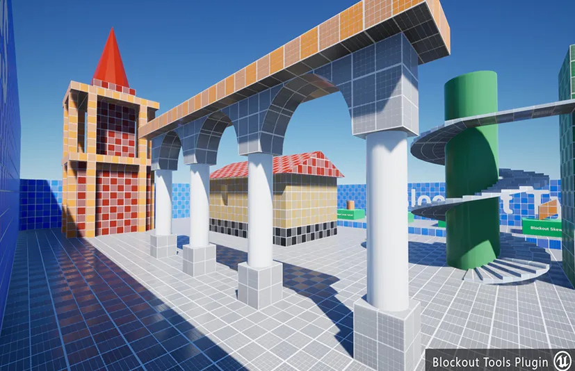 关卡原型/UE建模神器 - Blockout Tools Plugin
