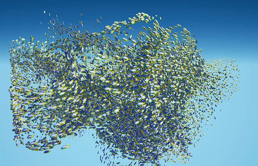 高级鱼群群集系统 - Advanced Flock System