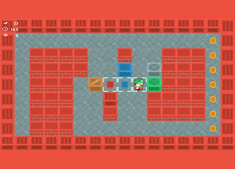 推箱子2D游戏模板 - Push Push Puzzle 2D Kit