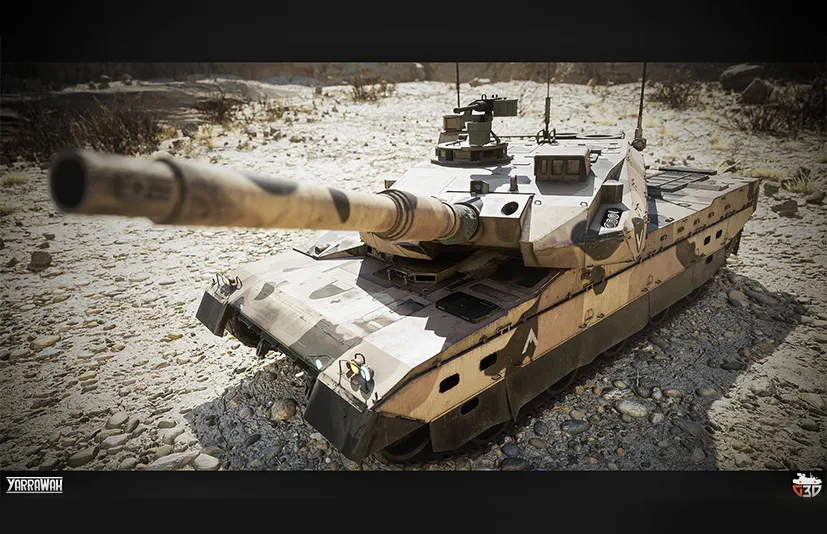 可驾驶-日本10式主战坦克 - Type 10 Japanese Battle Tank - Advanced Tank Blueprint