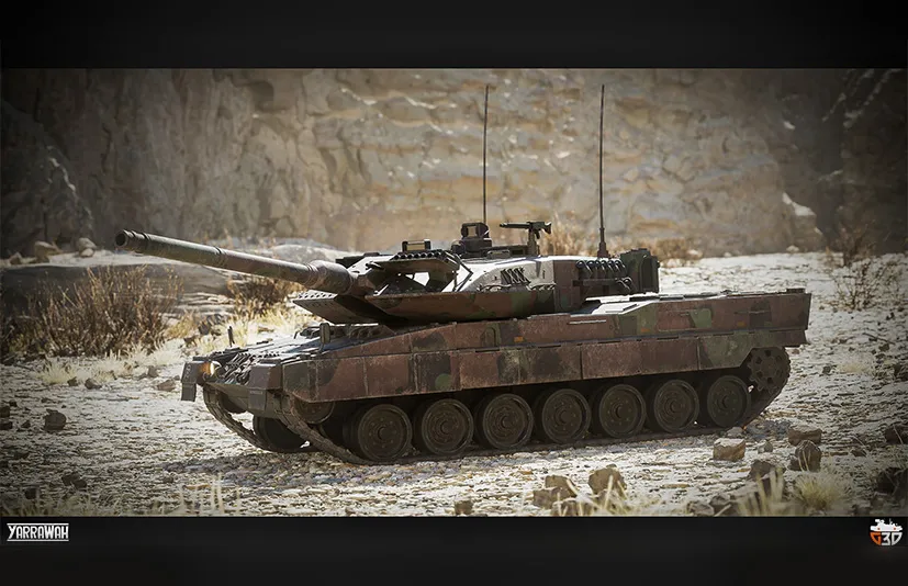 可驾驶Leopard 2A7坦克 - Leopard 2A7 - Advanced Tank Blueprint