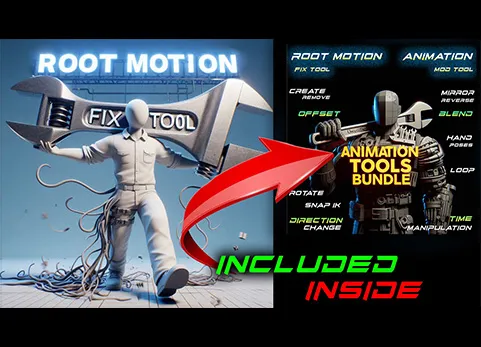 动作捕捉动画根运动清理与修复工具 - Root Motion Fix Tool