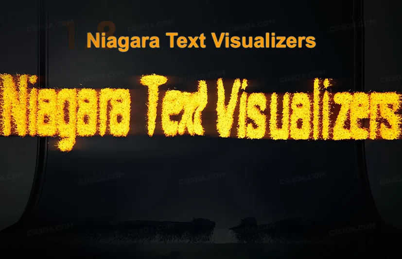 文字特效-Niagara Text Visualizers