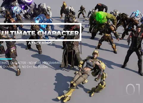 高级人物角色AI玩家蓝图 - Ultimate Character