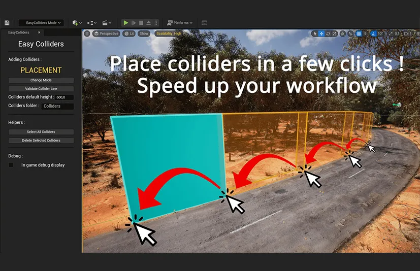 简易碰撞体包围盒插件 - Easy Colliders