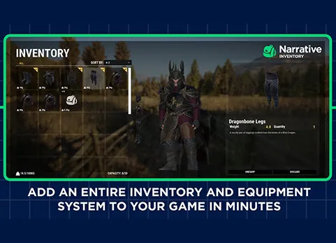 叙述性库存 - 库存和设备系统 - Narrative Inventory - Inventory & Equipment System
