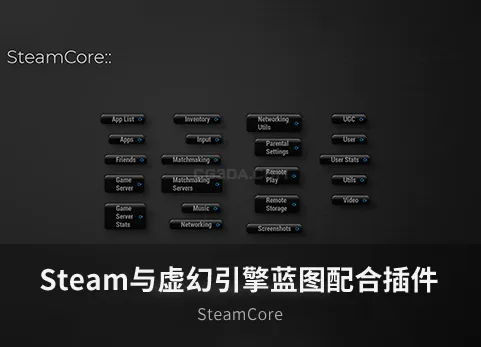 Steam与虚幻引擎蓝图配合插件-SteamCore