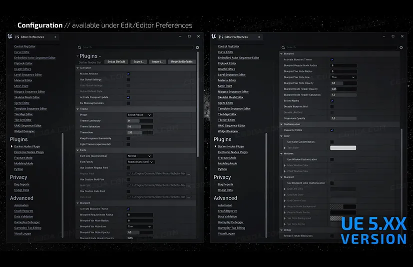 黑暗主题-Darker Nodes v3.5