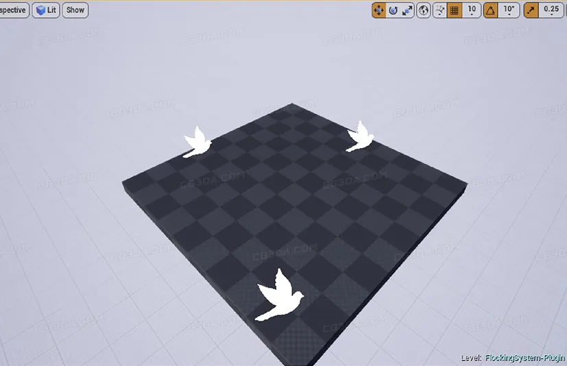 集群行为系统 -Flocking Behaviour System [Ideal for simulation of birds, fish, bees and more]